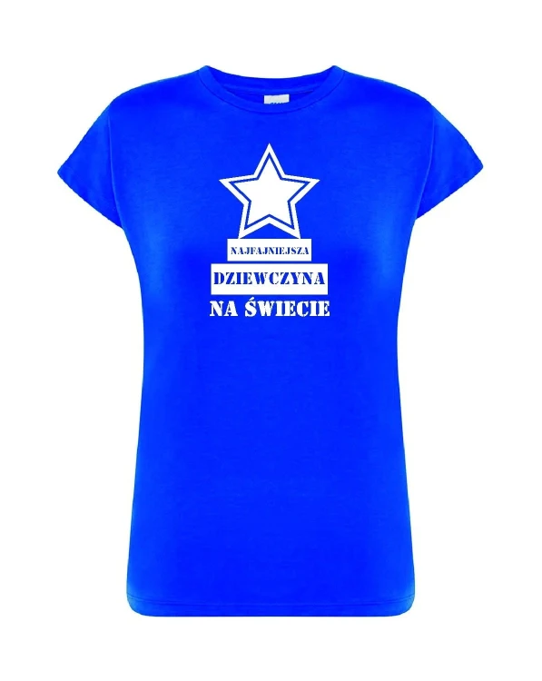 t-shirt-damski-najfajniejsza-dziewczyna-10-kolorow