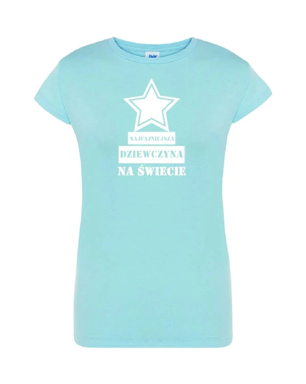 t-shirt-damski-najfajniejsza-dziewczyna-10-kolorow