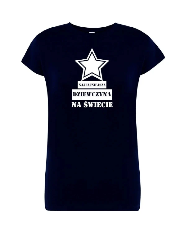 t-shirt-damski-najfajniejsza-dziewczyna-10-kolorow