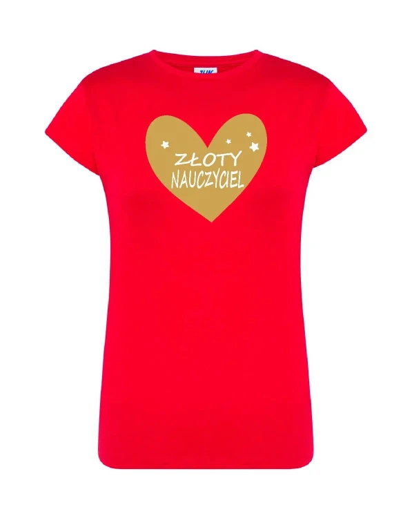 t-shirt-damski-zoty-nauczyciel