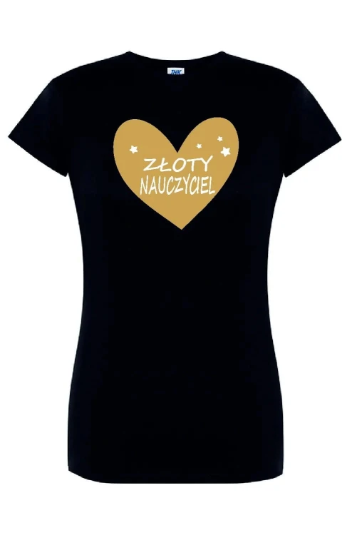 t-shirt-damski-zoty-nauczyciel
