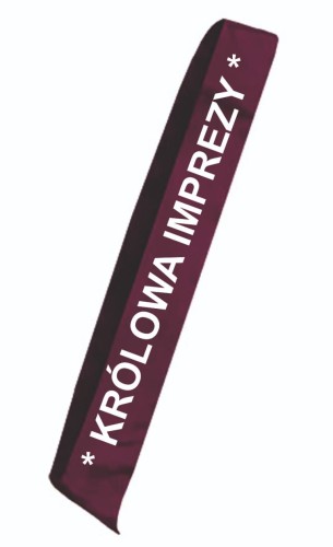 szarfa-bordowa-krolowa-imprezy-idealny-prezent-na-