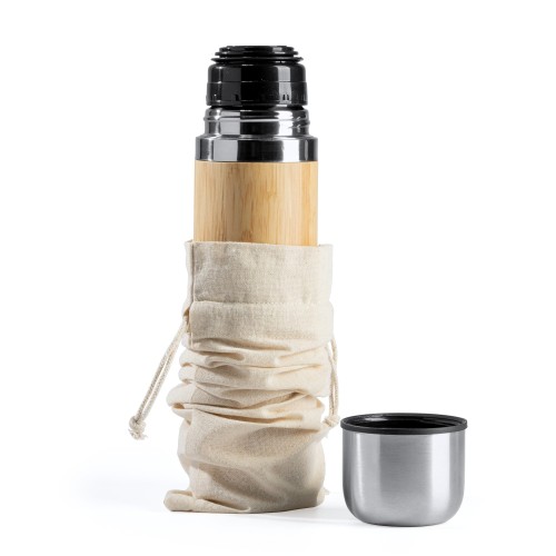 baweniana-torba-na-termos-butelke-ze-sznurowadami-