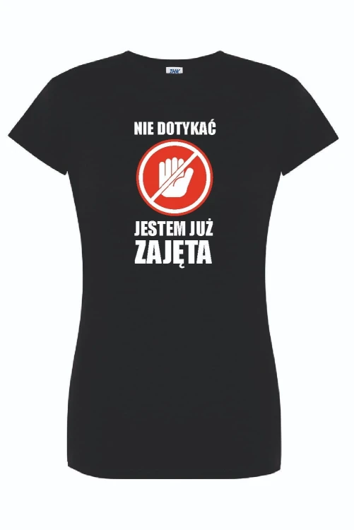 t-shirt-damski-czarny-jestem-juz-zajeta-roz-s