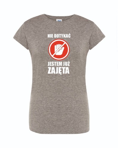 t-shirt-damski-szary-jestem-juz-zajeta-roz-s