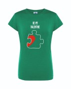 t-shirt-damski-zielony-be-my-valentine-roz-s