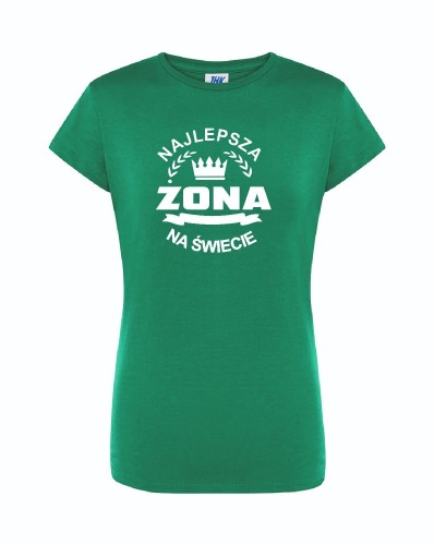 t-shirt-damski-zielony-najlepsza-zona-roz-s
