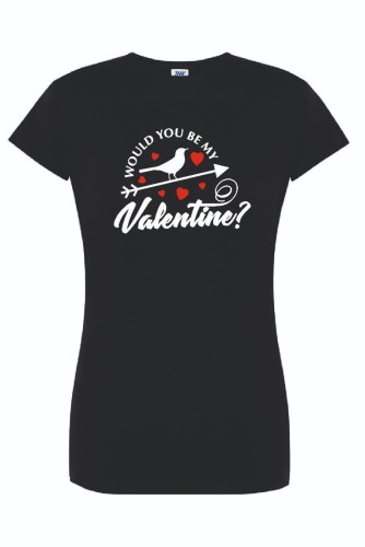 t-shirt-damski-czarny-be-my-valentine-roz-s