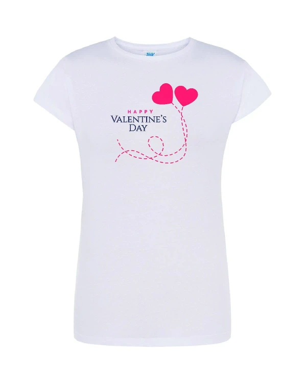 t-shirt-damski-biay-happy-valentine-roz-s