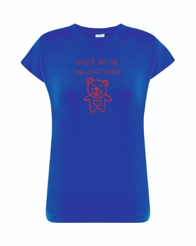 t-shirt-damski-chabrowy-badz-moja-walentynka-roz-s