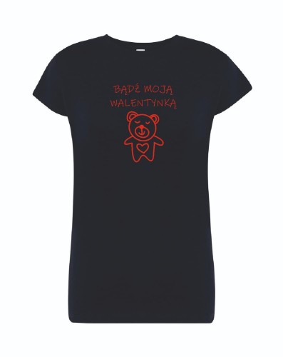 t-shirt-damski-granatowy-badz-moja-walentynka-roz-