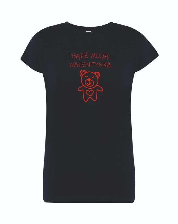 t-shirt-damski-granatowy-badz-moja-walentynka-roz-