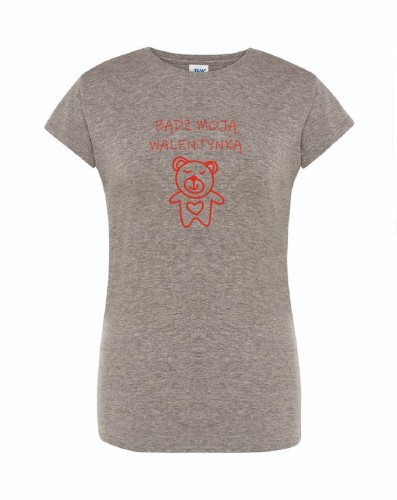 t-shirt-damski-szary-badz-moja-walentynka-roz-s