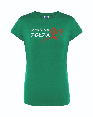 t-shirt-damski-zielony-kochana-zoza-roz-s