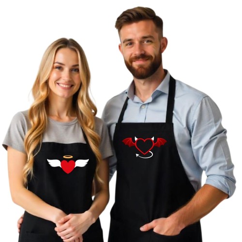 fartuszek-kuchenny-czarny-z-nadrukiem-na-walentynk