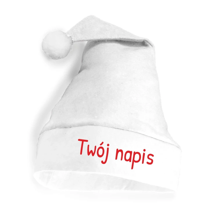 czapka-mikoaja-biaa-z-twoim-dowolnym-napisem-nadru