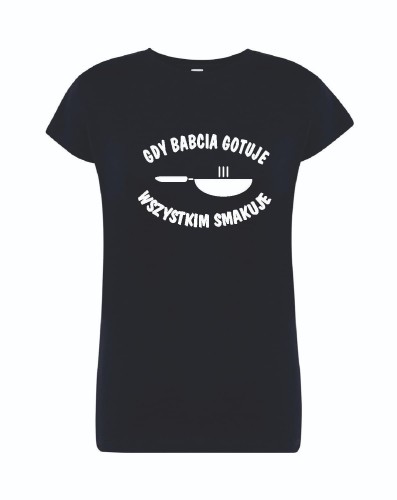 t-shirt-damski-czarny-babcia-gotuje-roz-s