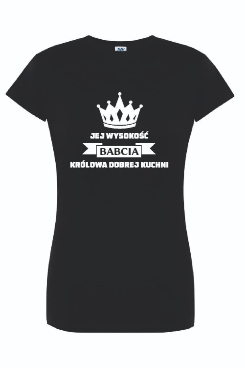 t-shirt-damski-czarny-jej-wysokosc-babcia-roz-s