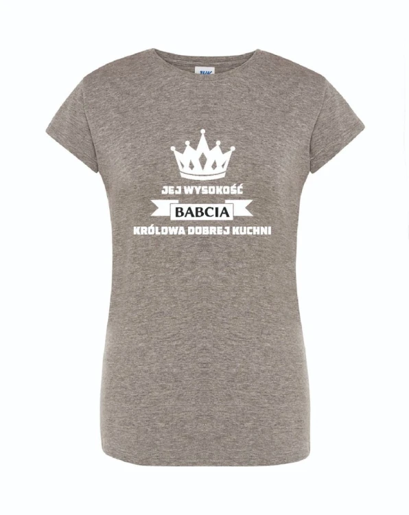 t-shirt-damski-szary-jej-wysokosc-babcia-roz-s