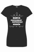 t-shirt-damski-czarny-babcia-rozpuszcza-roz-s