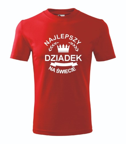 t-shirt-meski-czerwony-najlepszy-dziadek-na-swieci