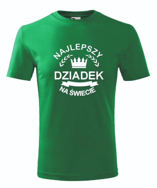 t-shirt-meski-zielony-najlepszy-dziadek-na-swiecie