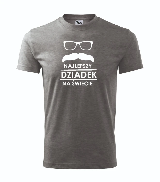 t-shirt-meski-szary-najlepszy-dziadek-na-swiecie-r