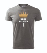 t-shirt-meski-szary-krol-dziadek-roz-s