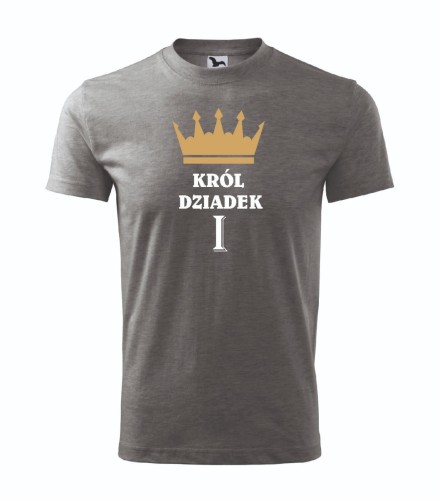 t-shirt-meski-szary-krol-dziadek-roz-s