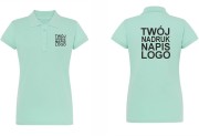 koszulka-polo-damska-mietowa-z-twoim-nadrukiem-log