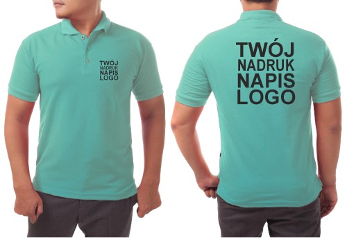 koszulka-polo-meska-mietowa-z-twoim-nadrukiem-logo