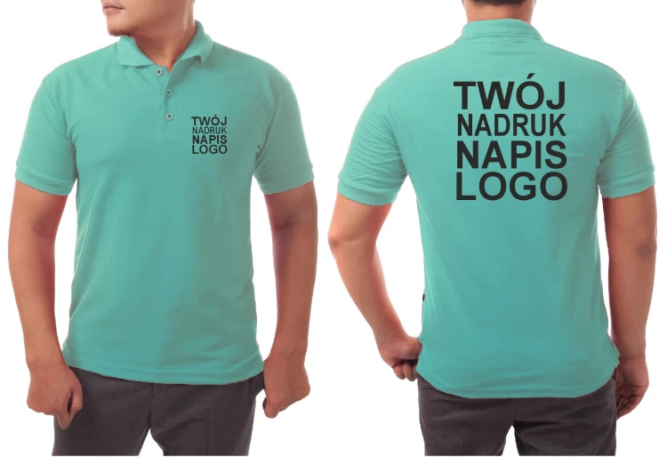 koszulka-polo-meska-mietowa-z-twoim-nadrukiem-logo