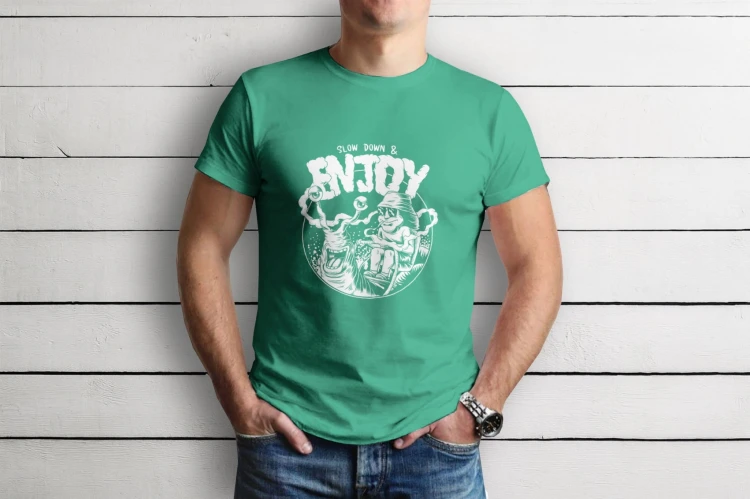 t-shirt-meski-100-bawena-zielony-190-gm2-z-twoim-n