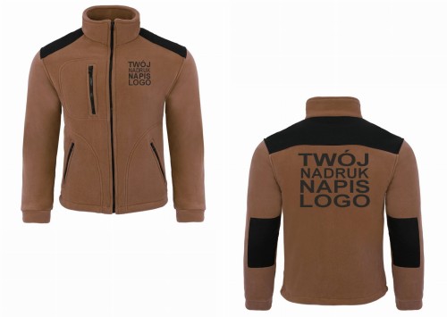 bluza-polarowa-ciepa-brazowa-wstawki-czarne-z-twoi