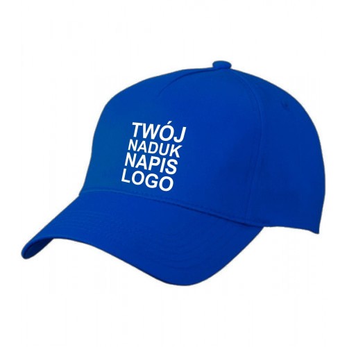 czapka-z-daszkiem-pieciopanelowa-chabrowa-z-twoim-