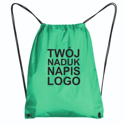 worek-szkolny-z-twoim-nadrukiem-logo-zielony