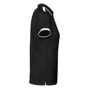 damska-elegancka-koszulka-polo-czarna-biae-wstawki