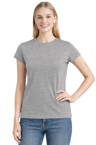 T-shirt damski krótki rękaw kolor szary.png
