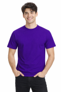 T-shirt męski z krótkim rękawem gramatura 190g purpurowy.png
