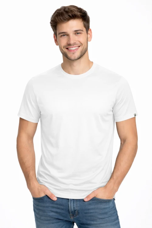 Koszulka sportowa z krótkim rękawem IMOLA biała.png